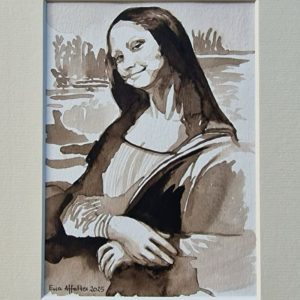 Lächelnde Mona Lisa