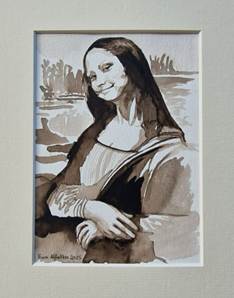 Lächelnde Mona Lisa